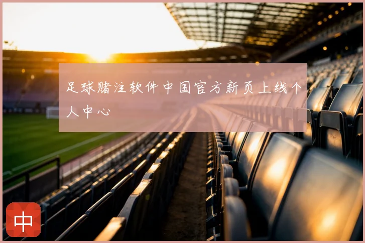 足球赌注软件中国官方新页上线个人中心